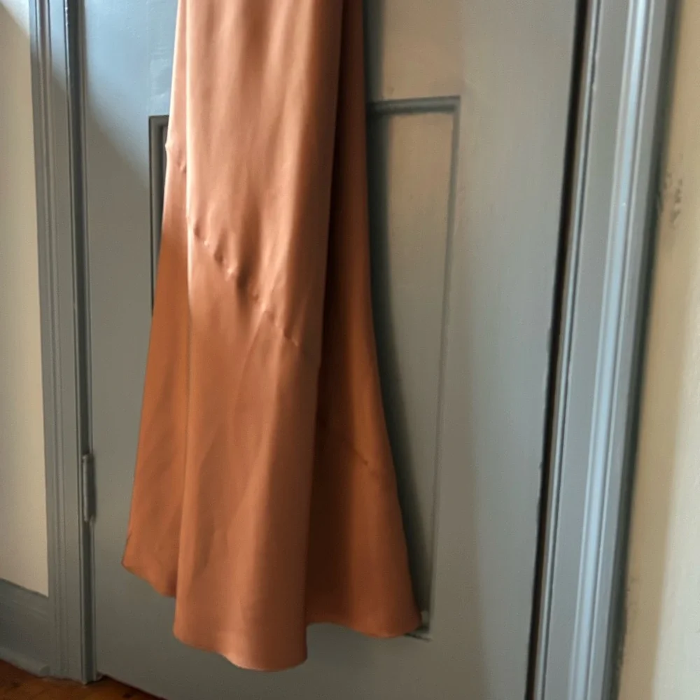 Show Me Your MuMu Tuscany Slip Copper Satin Maxi Dress - Picture 9 of 10